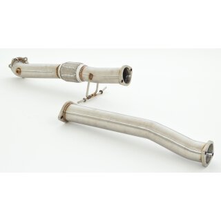 FMS 76mm Downpipe für FORD FOCUS II DA 2.5 ST - 166 KW / 981201T-DP