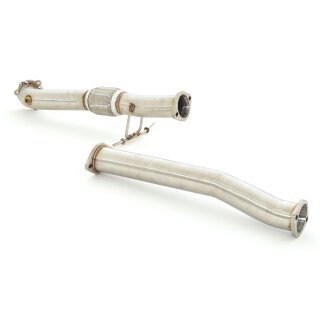 FMS 76mm Downpipe für FORD FOCUS II DA 2.5 RS 500 - 257 KW / 981201AT-DP