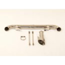 FMS Cuprohr und Endrohr 80/100mm oval für PORSCHE...