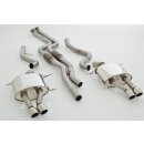FMS 70mm Duplex Anlage mit 200 Zellen Sport Katalysatoren für BMW 3 Coupe E92 335 i - 225 KW / 881337AD-x