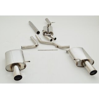 FMS 70mm Duplex Anlage für AUDI A4 Avant 8ED,B7 2.5 TDI - 120 KW / 881026D-x