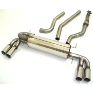 FMS 70mm Duplex Anlage für OPEL GT Cabriolet 2.0 - 194 KW / 881190D-x