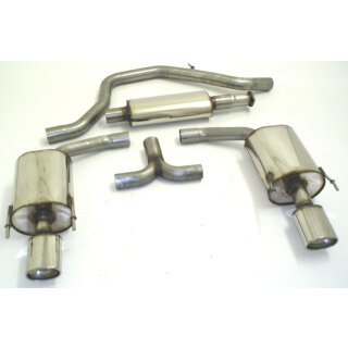 FMS 70mm Duplex Anlage für OPEL INSIGNIA 2.0 Turbo - 184 KW / 881122D-x