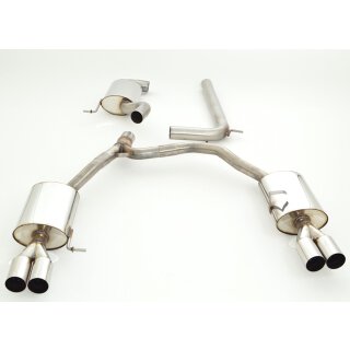 FMS 70mm Duplex Anlage für SKODA OCTAVIA Combi 1Z5 2.0 RS - 147 KW / 882510TD-x