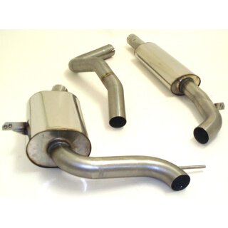 FMS 76mm Anlage mittig für RENAULT MEGANE III Coupe DZ0/1 2.0 TCe DZ1N - 184 KW / M981910-X3