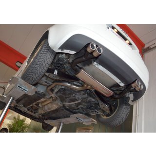 FMS 76mm Duplex Anlage für AUDI A3 Sportback 8PA 1.8 TFSI - 118 KW / 991036T-X3-x