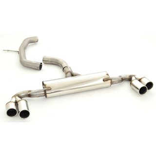 FMS 76mm Duplex Anlage für AUDI TT Roadster 8J9 2.0 TFSI - 155 KW / 991029A-X3-x