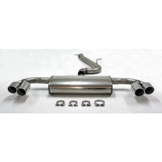 FMS 76mm Duplex Anlage für AUDI TT Roadster 8J9 2.0 TFSI quattro - 155 KW / 991035-X3-x