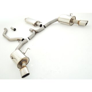 FMS 76mm Duplex Anlage für OPEL VECTRA C Caravan 2.8 V6 Turbo - 184 KW / 991176-X3-x