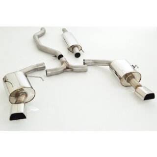 FMS 76mm Duplex Anlage für OPEL VECTRA C Caravan 2.8 V6 Turbo - 188 KW / 991176T-X3-x