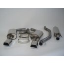 FMS 76mm Duplex Anlage für OPEL VECTRA C GTS 2.8 V6...