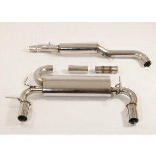 FMS 76mm Duplex Anlage für VW GOLF IV 1J1 2.3 V5 4motion - 125 KW / 991428ARLD-X3-X