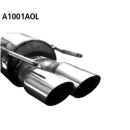 Bastuck Endschalldämpfer mit Doppel-Endrohr 2x...