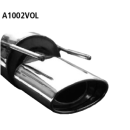 Bastuck Endschalldämpfer mit Einfach-Endrohr oval...