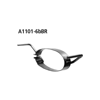 Bastuck Geschraubte Halterung für Endschalldämpfer für OPEL ASTRA F CC (53_, 54_, 58_, 59_) 1.6 i - 52 KW / A1101-6bBR