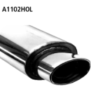 Bastuck Endschalldämpfer mit Einfach-Endrohr oval...