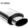 Bastuck Endschalldämpfer mit Einfach-Endrohr oval 153x 95 mm für OPEL ASTRA F CC (53_, 54_, 58_, 59_) 1.7 D - 42 KW / A1102HOL