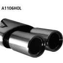 Bastuck Endschalldämpfer mit Doppel-Endrohr 2x...