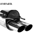 Bastuck Endschalldämpfer mit Doppel-Endrohr 2x...