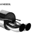 Bastuck Endschalldämpfer mit Doppel-Endrohr DTM 2x...
