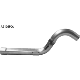 Bastuck Ersatzrohr für Vorschalldämpfer ohne Zulassung für OPEL KADETT C 1.2 - 38 KW / A2104POL