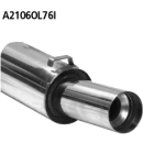 Bastuck Endschalldämpfer mit Einfach-Endrohr 1x...