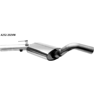 Bastuck Mittlerer Schalldämpfer für VW VENTO (1H2) 1.8 - 55 KW / A252-202VW