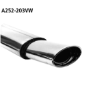 Bastuck Endschalldämpfer mit Einfach-Endrohr oval...