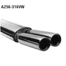 Bastuck Endschalldämpfer mit Doppel-Endrohr 2x...