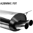 Bastuck Endschalldämpfer mit Doppel-Endrohr 2x...