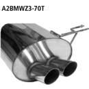 Bastuck Endschalldämpfer mit Doppel-Endrohr 2x...