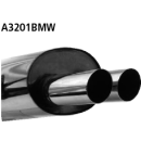 Bastuck Endschalldämpfer mit Doppel-Endrohr 2x...