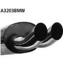 Bastuck Endschalldämpfer DTM mit Doppel-Endrohr 2x...