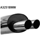 Bastuck Endschalldämpfer mit Doppel-Endrohr 2x...