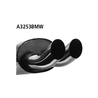 Bastuck Endschalldämpfer DTM mit Doppel-Endrohr 2x Ø 76 mm für BMW 3 Cabriolet (E36) 328 i - 142 KW / A3253BMW