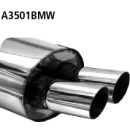 Bastuck Endschalldämpfer mit Doppel-Endrohr 2x...