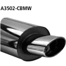 Bastuck Endschalldämpfer mit Einfach-Endrohr oval...