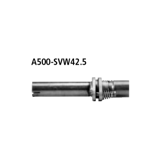 Bastuck Adapter Komplettanlage auf Serie Kupplungsteil auf Außen Ø 42.5mm für VW POLO Coupe (86C, 80) 1.4 D - 35 KW / A500-SVW42.5