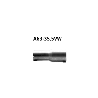 Bastuck Adapter Endschalldämpfer auf Serienanlage auf Ø 35.5 mm für FORD KA (RB_) 1.3 i - 36 KW / A63-35.5VW