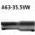 Bastuck Adapter Endschalldämpfer auf Serienanlage auf Ø 35.5 mm für FORD KA (RB_) 1.3 i - 36 KW / A63-35.5VW