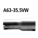 Bastuck Adapter Endschalldämpfer auf Serienanlage...