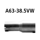 Bastuck Adapter Endschalldämpfer auf Serienanlage...