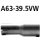 Bastuck Adapter Endschalldämpfer auf Serienanlage auf Ø 39.5 mm für FORD FIESTA IV (JA_, JB_) 1.8 D - 44 KW / A63-39.5VW