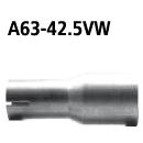 Bastuck Adapter Komplettanlage auf Ø 42.5 mm...