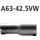Bastuck Adapter Komplettanlage auf Ø 42.5 mm für FIAT PANDA (169) 1.3 D Multijet - 55 KW / A63-42.5VW
