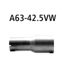 Bastuck Adapter Komplettanlage auf Ø 42.5 mm...