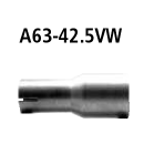 Bastuck Adapter Komplettanlage auf Ø 42.5 mm...