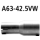 Bastuck Adapter Komplettanlage auf Ø 42.5 mm für VW GOLF II (19E, 1G1) 1.8 GTI 16V - 95 KW / A63-42.5VW