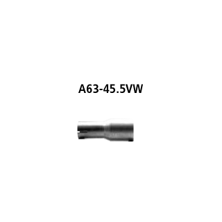Bastuck Adapter Hauptschalldämpfer auf Serienanlage auf Ø 45.5 mm für SEAT TOLEDO III (5P2) 2.0 TDI - 125 KW / A63-45.5VW