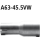 Bastuck Adapter Hauptschalldämpfer auf Serienanlage auf Ø 45.5 mm für VW GOLF VI (5K1) 1.2 TSI - 63 KW / A63-45.5VW